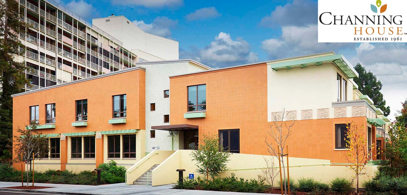 Exterior photo of the Channing House Facility in Palo Alto